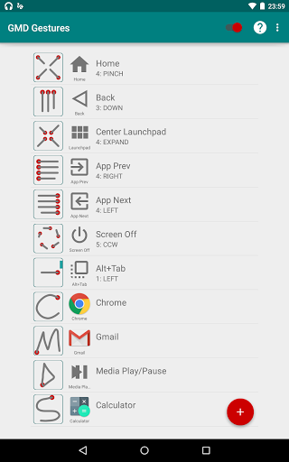 GMD GestureControl Lite ★ root - عکس برنامه موبایلی اندروید