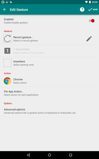 GMD GestureControl Lite ★ root - Image screenshot of android app
