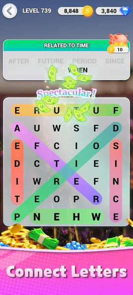 Words Explorer - Puzzle Search - Gameplay image of android game