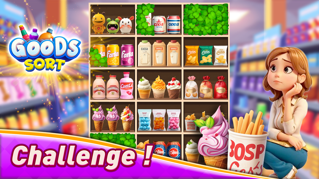 Goods Sort Puzzle:Triple Match - Gameplay image of android game