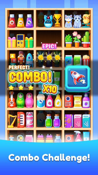 Shelf Sort Puzzle Game - Gameplay image of android game