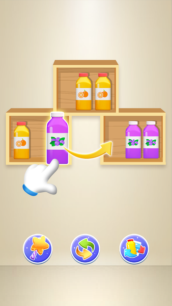 Goods Sorting 3D: Triple Match - Gameplay image of android game