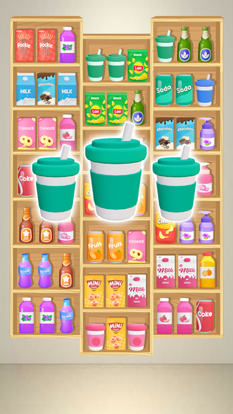 Goods Sorting 3D: Triple Match - Gameplay image of android game