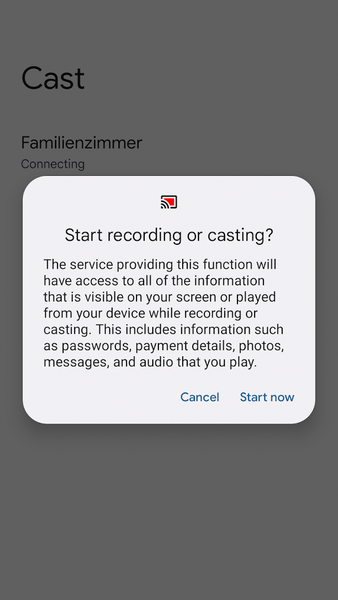Cast to TV - Screen Mirroring - Image screenshot of android app