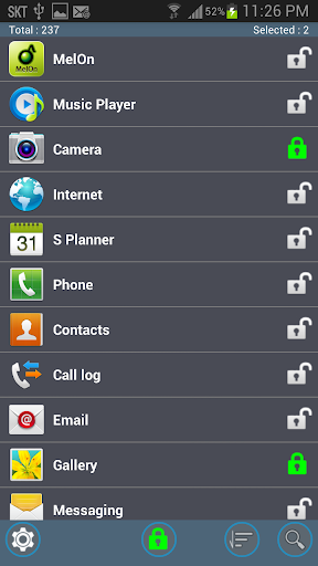 Security lock - App lock - عکس برنامه موبایلی اندروید