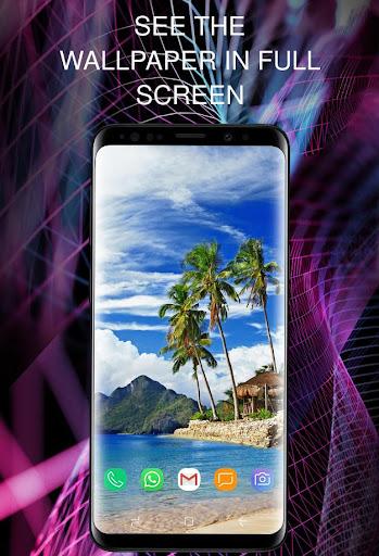 Tropical phone wallpapers - Image screenshot of android app