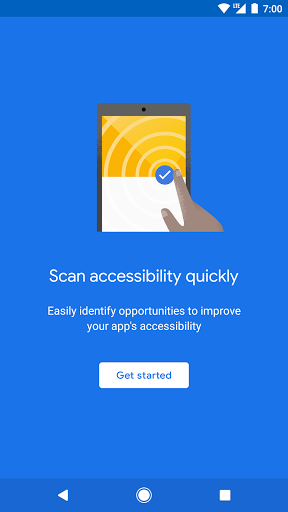 Accessibility Scanner - Image screenshot of android app