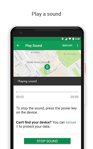 Google Find My Device - عکس برنامه موبایلی اندروید