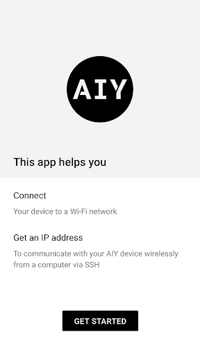 Google AIY Projects - Image screenshot of android app