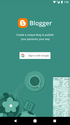 Blogger - Image screenshot of android app