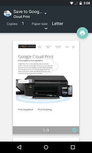 Cloud Print - عکس برنامه موبایلی اندروید