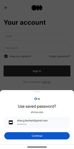 Google Password Manager - عکس برنامه موبایلی اندروید