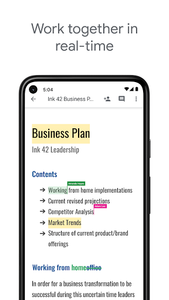 Google Docs - Image screenshot of android app
