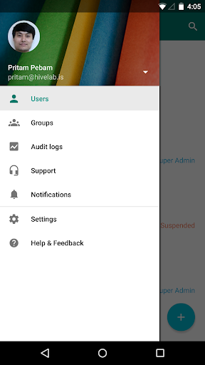 Google Admin - Image screenshot of android app
