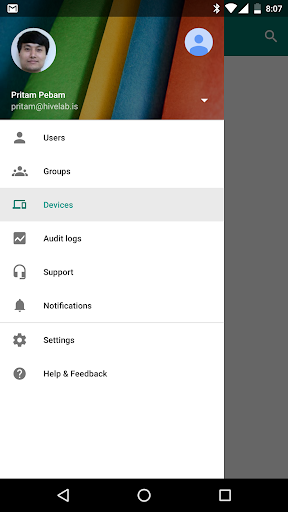 Google Admin - Image screenshot of android app