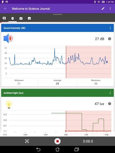 Science Journal - عکس برنامه موبایلی اندروید