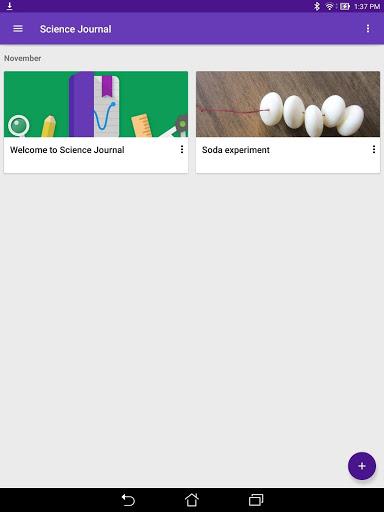 Science Journal - عکس برنامه موبایلی اندروید