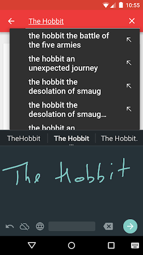 Google Handwriting Input - Image screenshot of android app