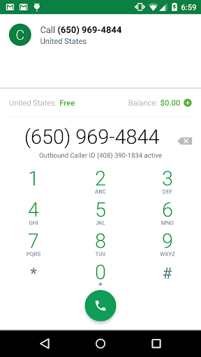 Hangouts Dialer - Call Phones - Image screenshot of android app