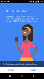 Hangouts Dialer - Call Phones - عکس برنامه موبایلی اندروید