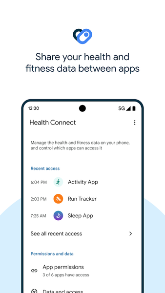 Health Connect - Image screenshot of android app