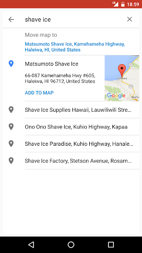 Google My Maps - Image screenshot of android app