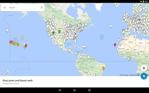 Google My Maps - عکس برنامه موبایلی اندروید