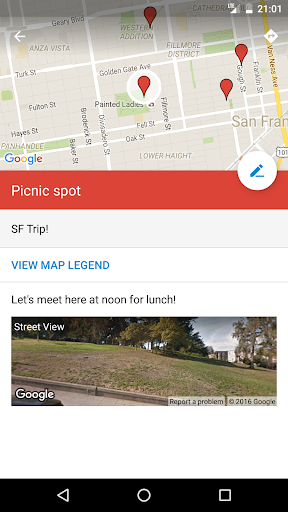Google My Maps - Image screenshot of android app