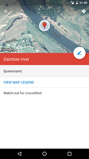 Google My Maps - Image screenshot of android app