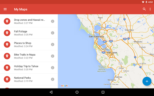 Google My Maps - Image screenshot of android app
