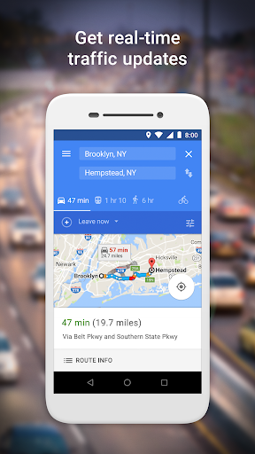 Google Maps Go - عکس برنامه موبایلی اندروید