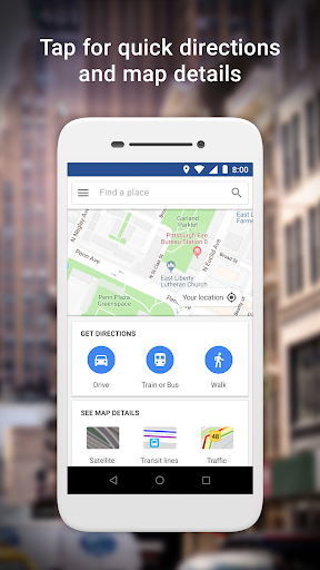 Google Maps Go - عکس برنامه موبایلی اندروید