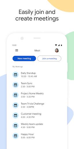 Google Meet (original) - عکس برنامه موبایلی اندروید
