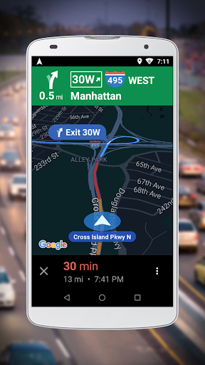 Navigation for Google Maps Go - Image screenshot of android app