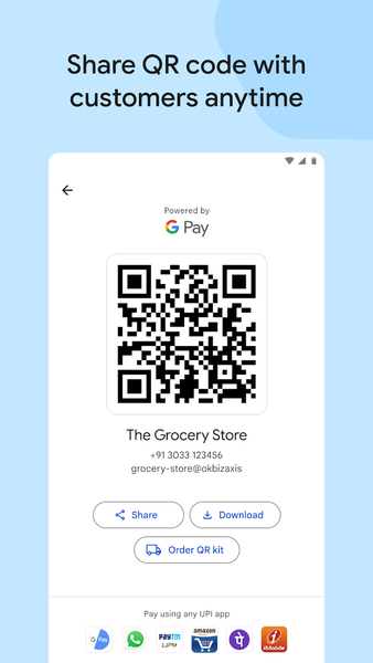 Google Pay for Business - Image screenshot of android app