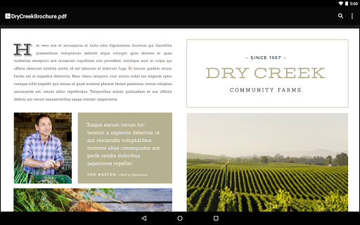 Google PDF Viewer - Image screenshot of android app