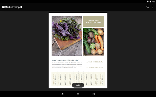 Google PDF Viewer - Image screenshot of android app