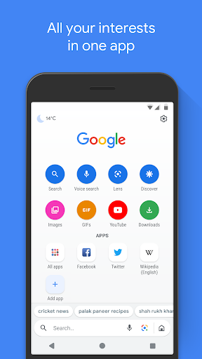 Google Go - عکس برنامه موبایلی اندروید