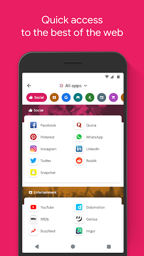 Google Go - جستجوی ساده و سریع - عکس برنامه موبایلی اندروید