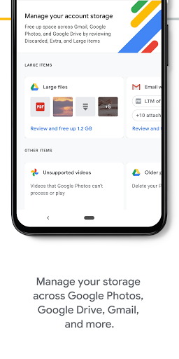 Google One - Image screenshot of android app