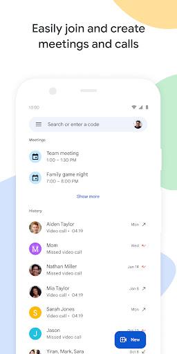 Google Meet - گوگل میت - عکس برنامه موبایلی اندروید