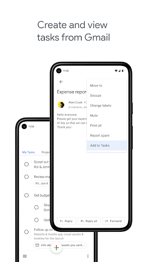 Google Tasks - عکس برنامه موبایلی اندروید