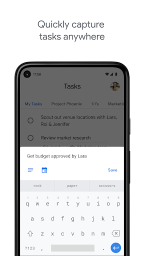 Google Tasks - عکس برنامه موبایلی اندروید