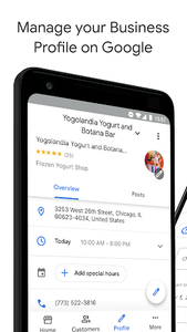 Google My Business - Image screenshot of android app