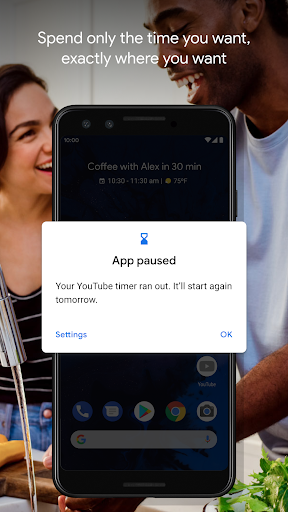 Digital Wellbeing – سلامت دیجیتال - عکس برنامه موبایلی اندروید