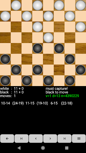 Checkers for Android - Gameplay image of android game