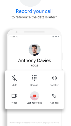 Phone by Google - عکس برنامه موبایلی اندروید