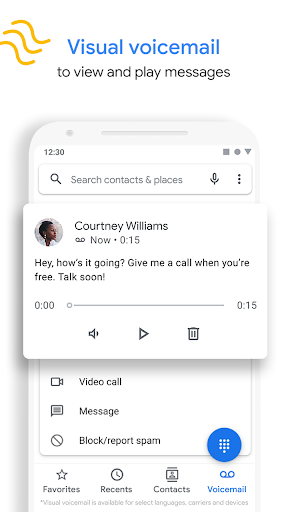 Phone by Google - عکس برنامه موبایلی اندروید
