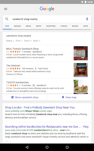 Google - عکس برنامه موبایلی اندروید