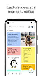 Google Keep - Notes and Lists - عکس برنامه موبایلی اندروید